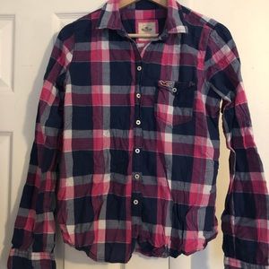 2/$10 Hollister flannel top